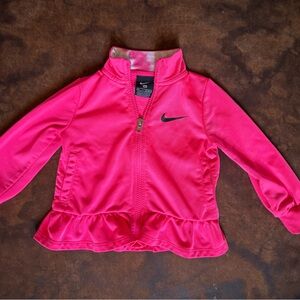 Nike Kids Fuchsia Ruffle Jacket